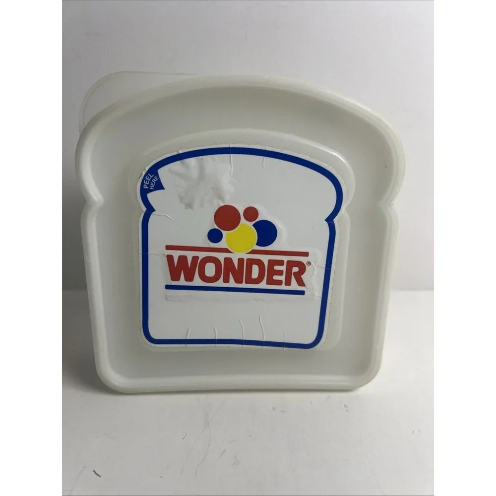 Wonder Bread Plastic Sandwich Container BACK TO SCHOOL